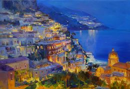 Peinture, Positano coast, Serhii Cherniakovskyi
