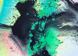 Painting, Traces et signes illumination, Sounya Whang