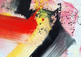 Painting, Traces et signes illumination, Sounya Whang