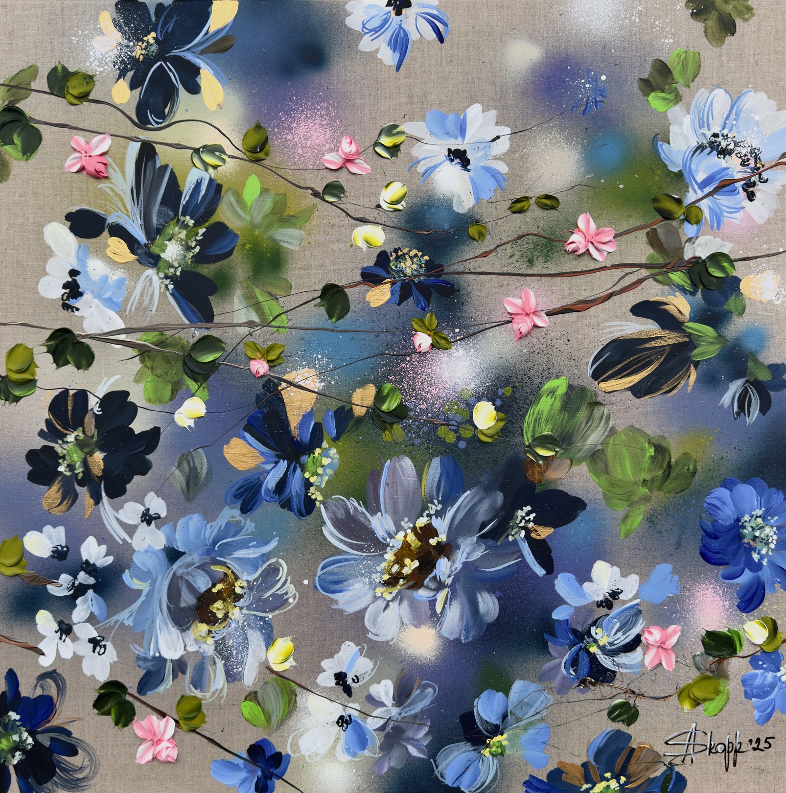 Anastassia Skopp, Blue-Rose Garden Anastassia Skopp, Blue-Rose Garden