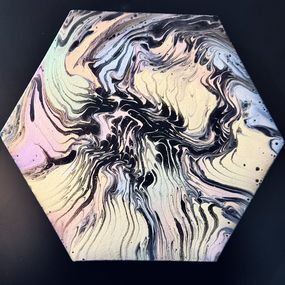 Gemälde, Dreamy Swirl, Monica Tangen