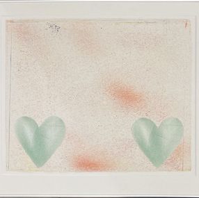Print, Dutch Hearts, Jim Dine