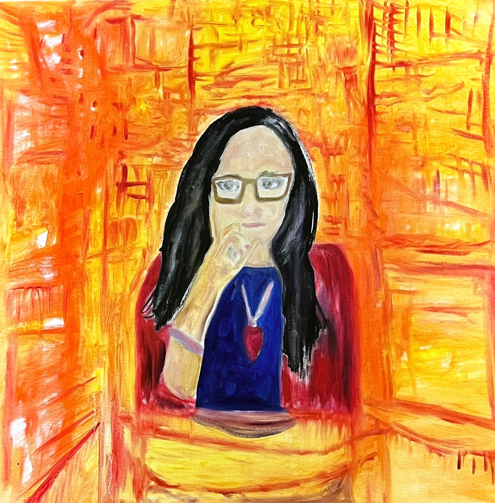 Muriel Deumie, Autoportrait à 45 ans Muriel Deumie, Autoportrait à 45 ans