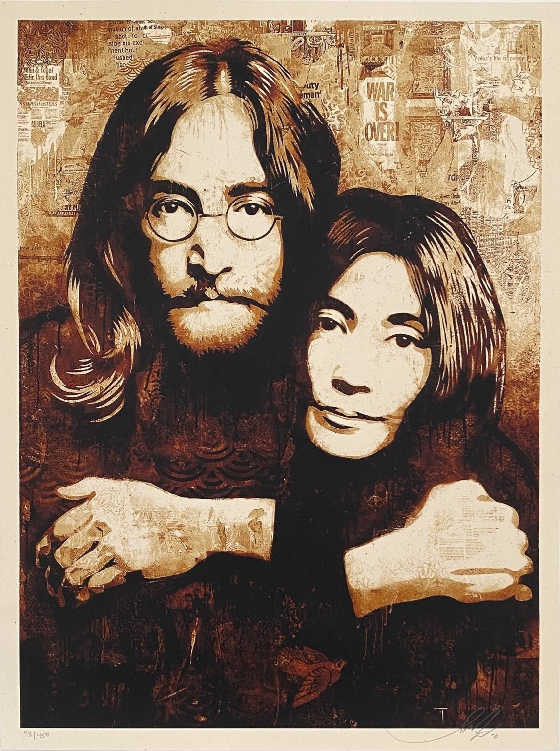 Shepard Fairey (Obey), John Lennon & Yoko Ono Shepard Fairey (Obey), John Lennon & Yoko Ono