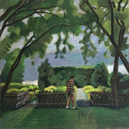 Painting, Jardin, Ivan Afronskiy