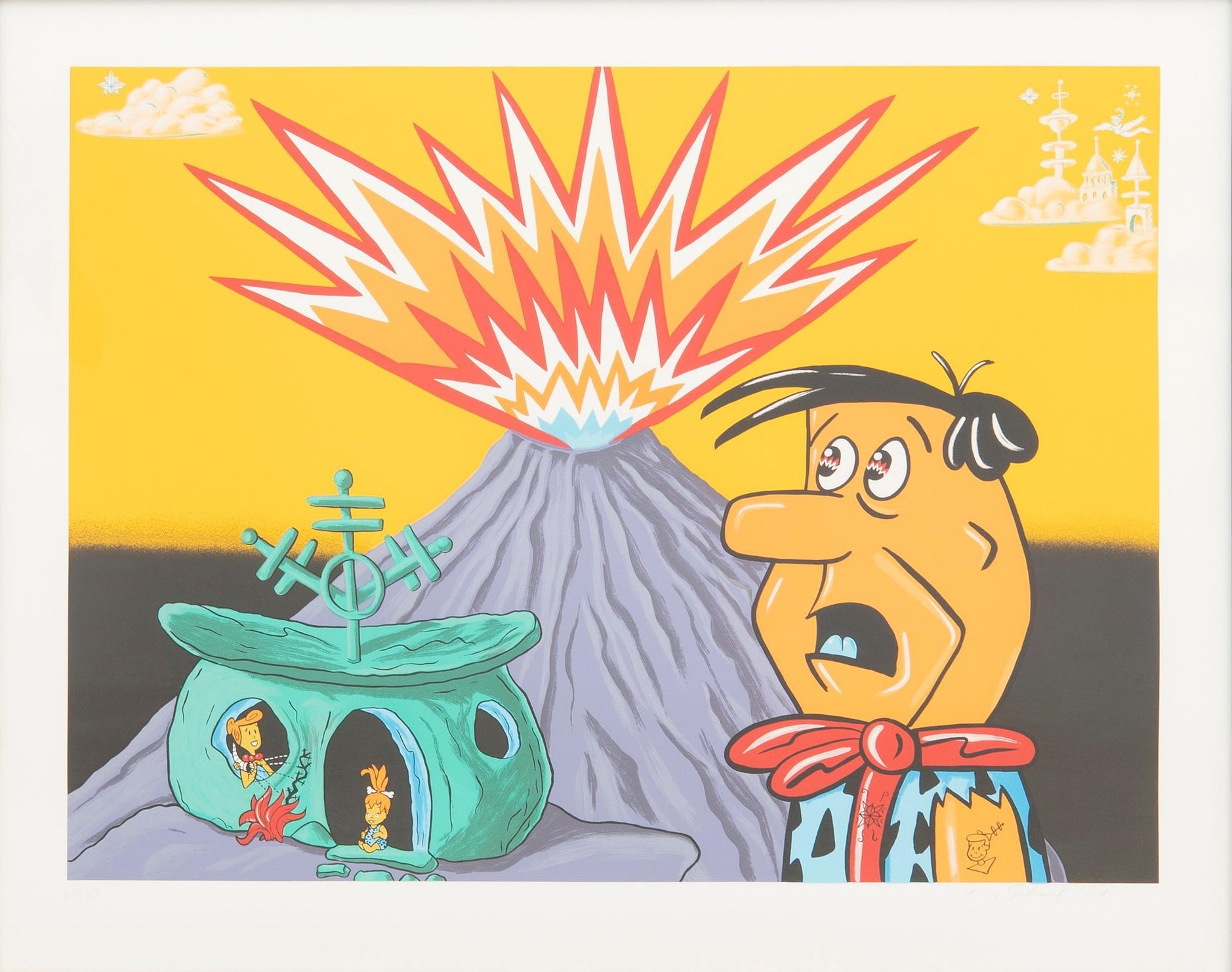 Kenny Scharf, Flintstones Kenny Scharf, Flintstones