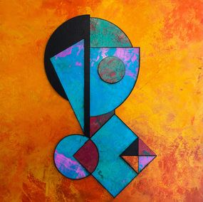 Painting, Our Digital Construction, Lewis Deeney