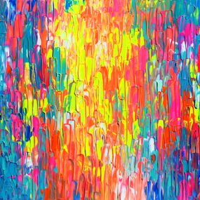 Painting, Happy Gypsy Girl Dancing in the Night XX, Tiberiu Soos