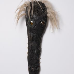 Sculpture, 6- Masque Crocodile, Joseph Kurhajec