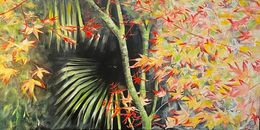 Painting, Momiji Koyo, Charlotte Pivard