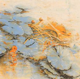 Painting, Nénuphars, Nadine Pillon
