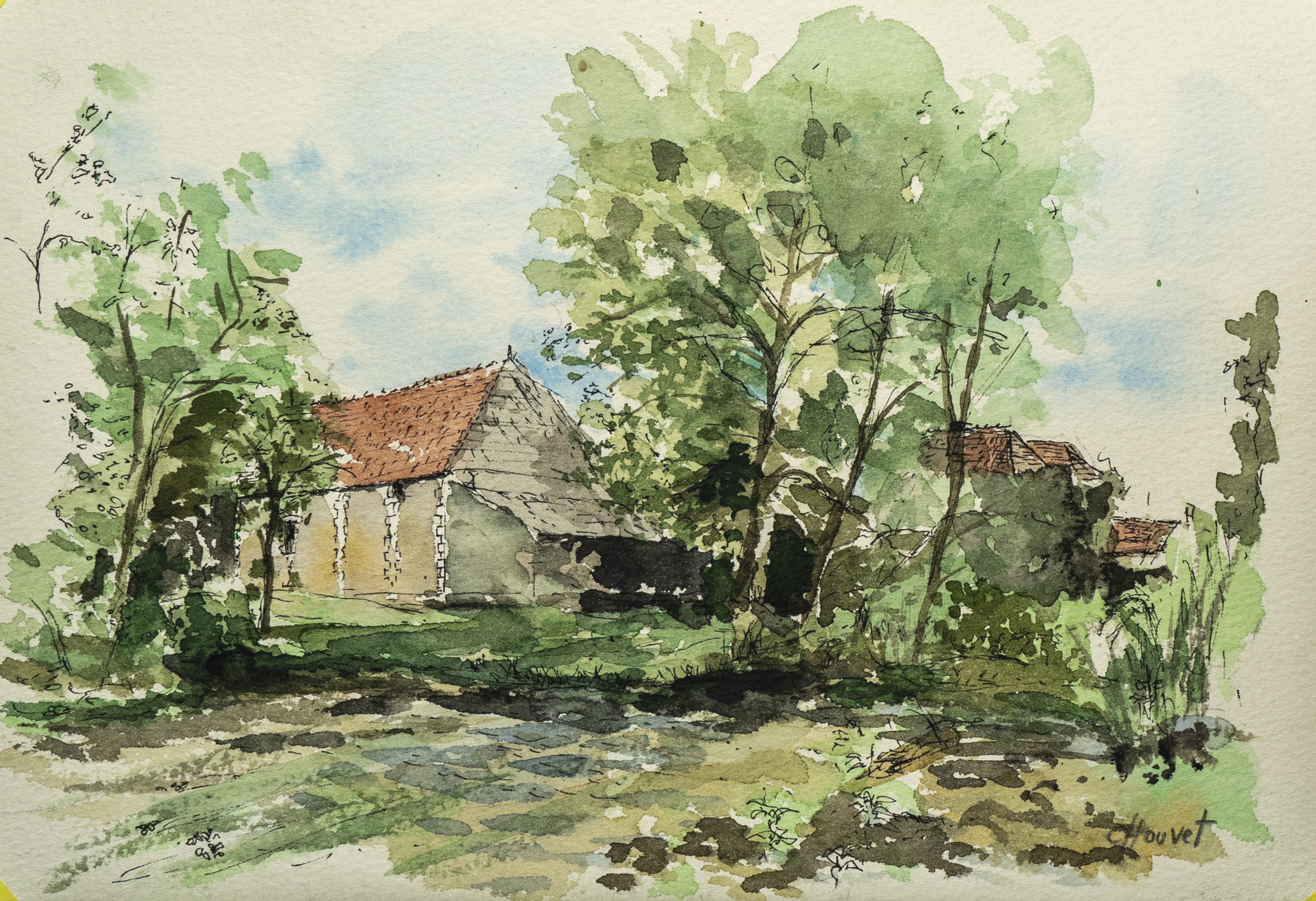 François Chauvet, Moulin sur l'Indre François Chauvet, Moulin sur l'Indre