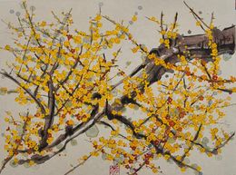 Gemälde, Prunier jaune sauvage, Jeong Min Lee
