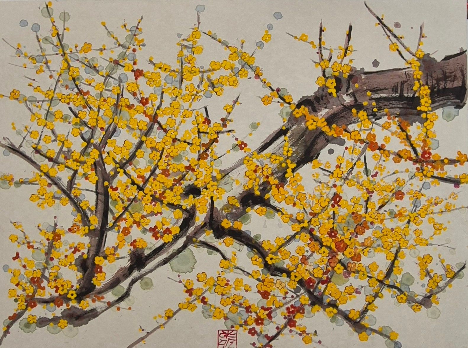 Jeong Min Lee, Prunier jaune sauvage Jeong Min Lee, Prunier jaune sauvage