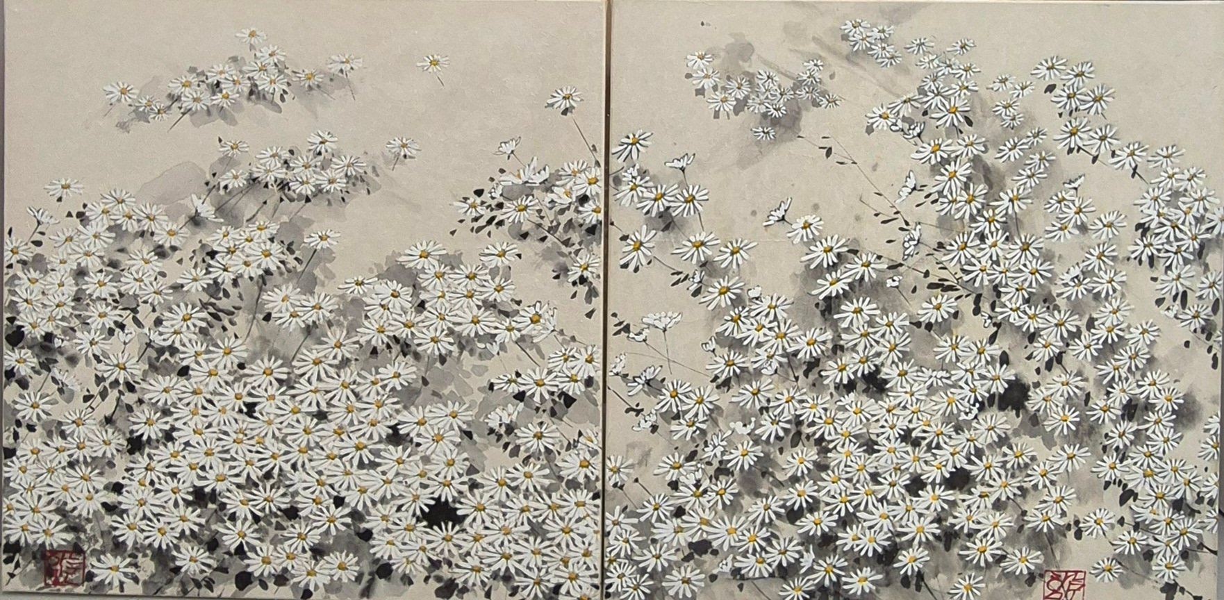 Jeong Min Lee, Marguerite diptyque Jeong Min Lee, Marguerite diptyque