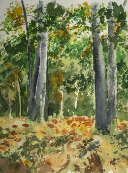 Painting, Sous bois, François Chauvet