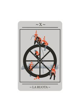 Fine Art Drawings, La Roue de Fortune, Konstantin Kornakov