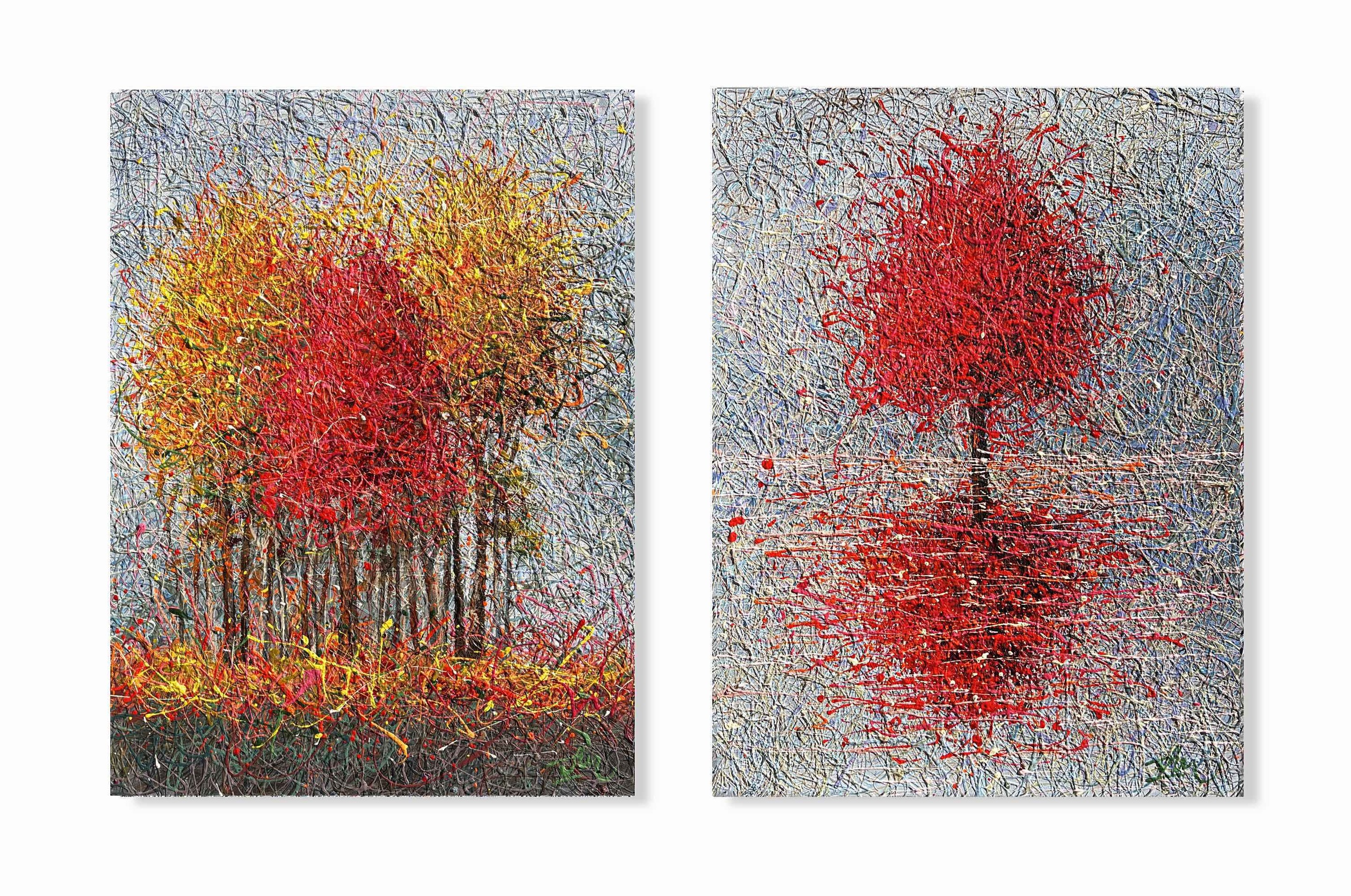 Nadin Antoniuk, Lights of Autumn Diptych Nadin Antoniuk, Lights of Autumn Diptych