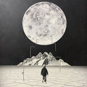 Painting, The child of the moon, Robert Stieghorst