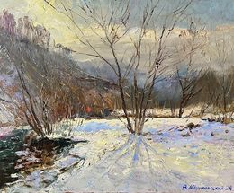 Painting, Winter sun, Mishurovsky Victor