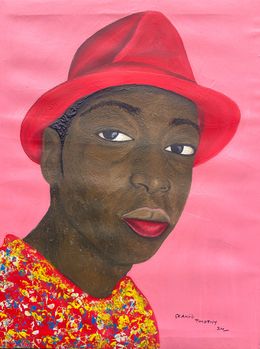 Peinture, Gazing Boldly 2, Olaniyi Timothy