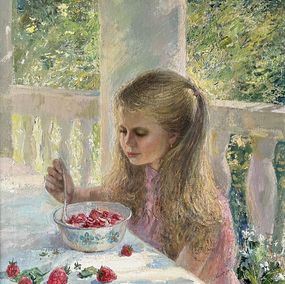 Gemälde, Strawberries, Mishurovsky Victor