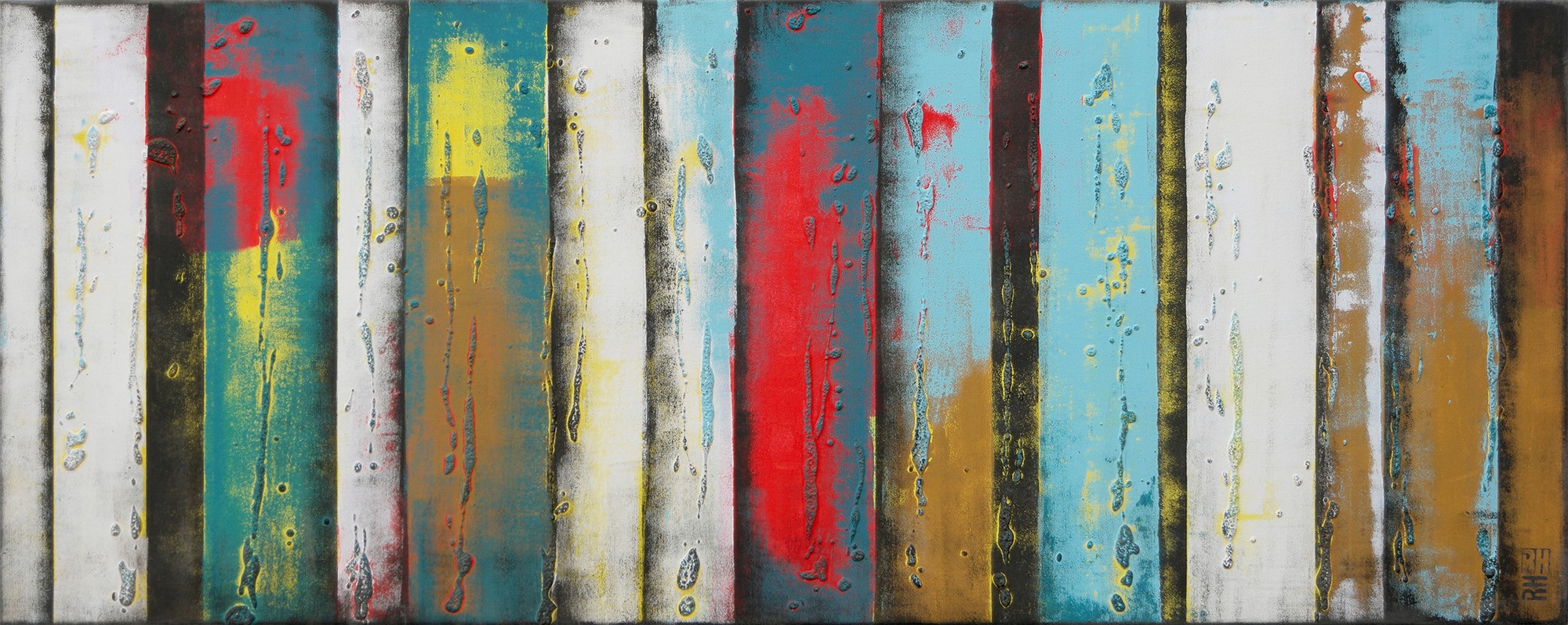 Ronald Hunter, Turquoise panels light Ronald Hunter, Turquoise panels light