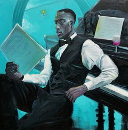 Painting, Dreams (Pianist), Ajegbomogun Damilola