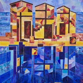 Gemälde, Cabanes en vue, Sophie Cottin