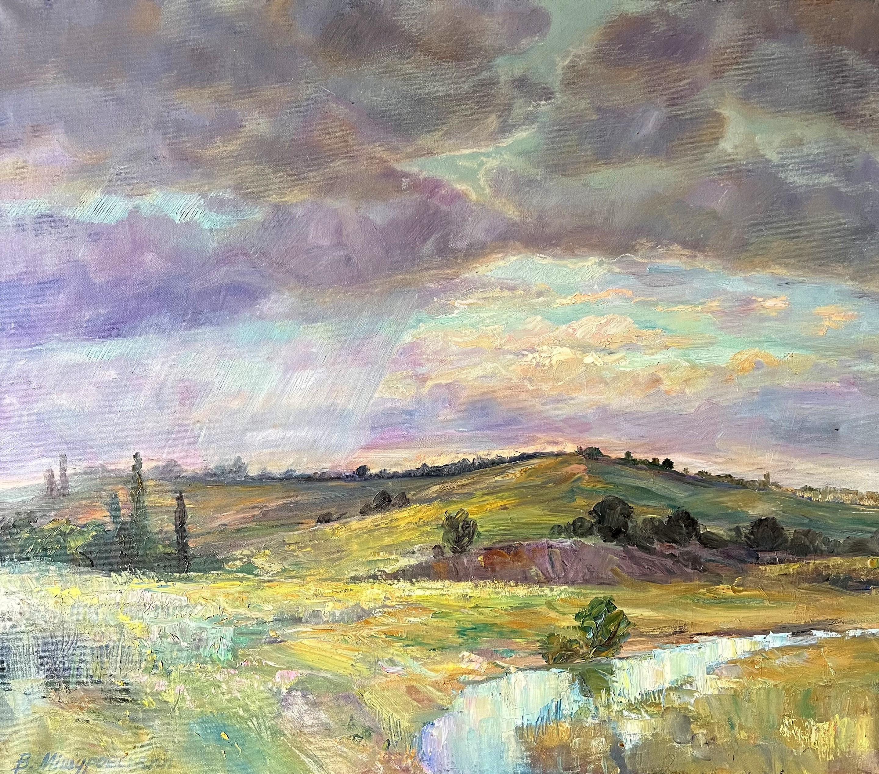 Mishurovsky Victor, Landscape with rain Mishurovsky Victor, Landscape with rain