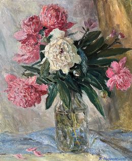 Gemälde, Peonies, Mishurovsky Victor