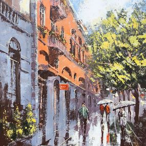 Gemälde, The Stroll in the Rain, Aram Movsisyan