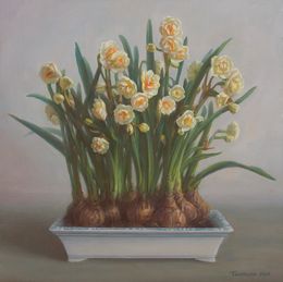 Painting, Small garden, Irina Trushkova