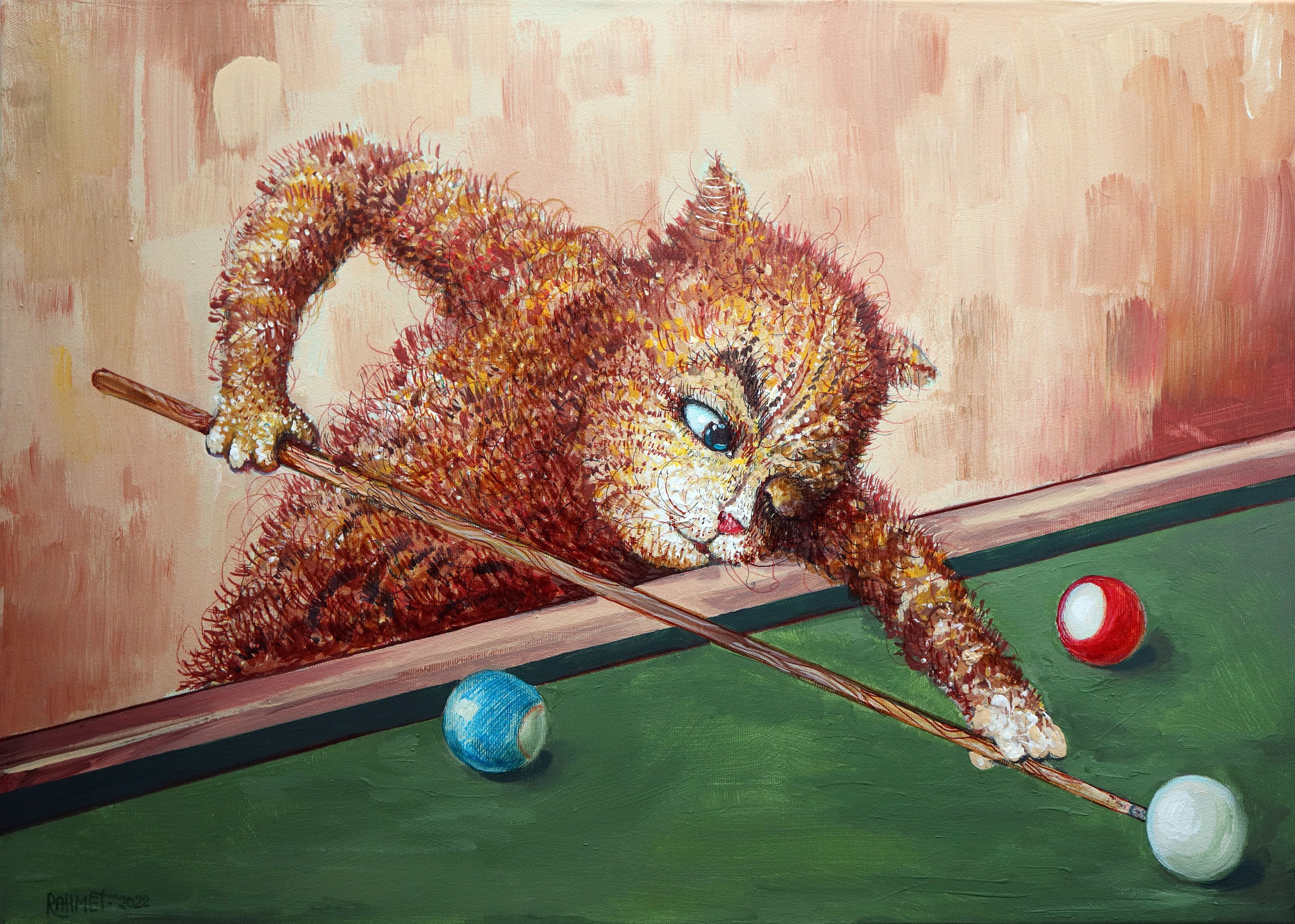 Rakhmet Redzhepov (Ramzi), Billiard Player Rakhmet Redzhepov (Ramzi), Billiard Player