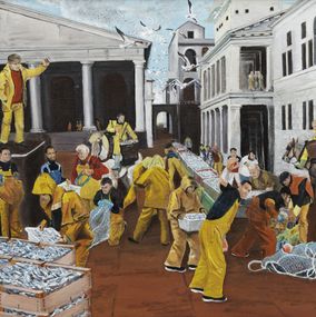 Gemälde, L'enlèvement des sardines, Janek