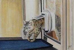 Gemälde, Ramener du travail à la maison, Janek