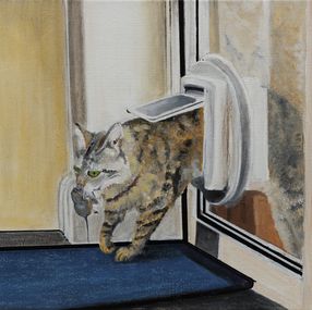 Gemälde, Ramener du travail à la maison, Janek