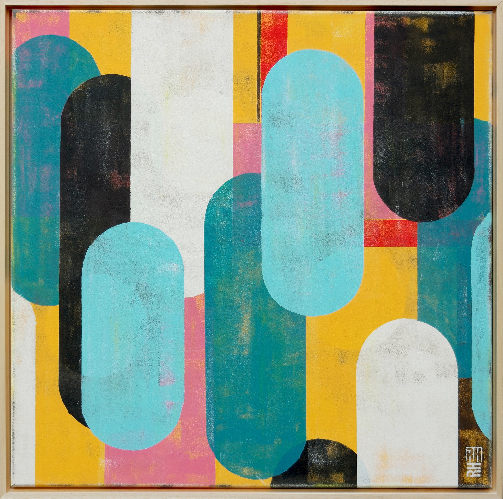 Ronald Hunter, Traffic Pink square Ronald Hunter, Traffic Pink square