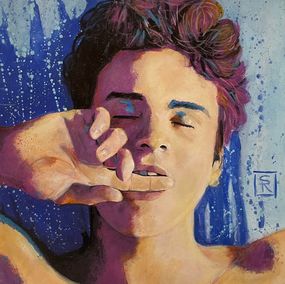 Gemälde, Ojos Cerrados, Sandra Renzi