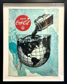 Painting, Drink Crude Cup, Shepard Fairey (Obey)