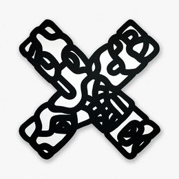 Gemälde, X Wood 04, Mehdi Cibille Le MoDuLe De ZeeR