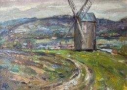 Pintura, Windmill in the field, Mishurovsky Victor