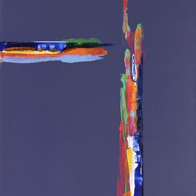 Gemälde, Kairos Percée Abstraite série Intersection chromatique, Alain Bulle