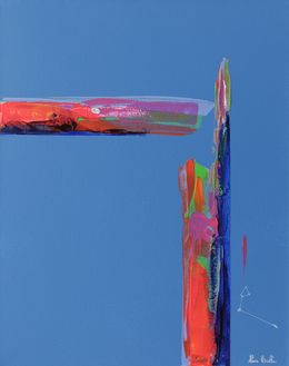 Painting, Kairos Verticalité et Contraste série Intersection chromatique, Alain Bulle