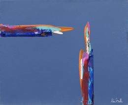 Painting, Kairos Fragments en équilibre série Intersection chromatique, Alain Bulle
