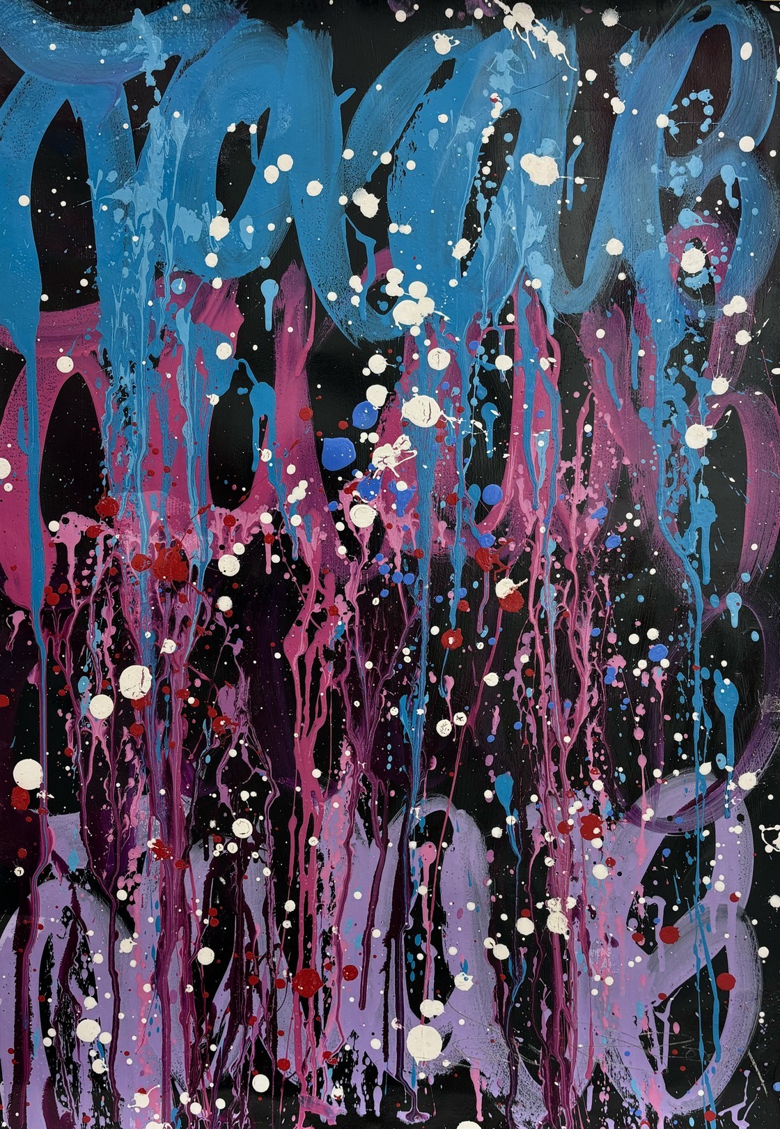 JonOne, Peinture sur papier JonOne, Peinture sur papier