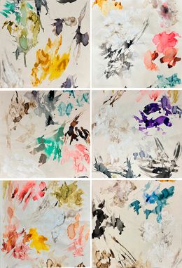 Peinture, Set of 6 Liquid Life. From the series Liquid Life, Rosario Briones