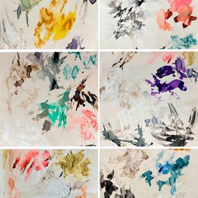 Gemälde, Set of 6 Liquid Life. From the series Liquid Life, Rosario Briones