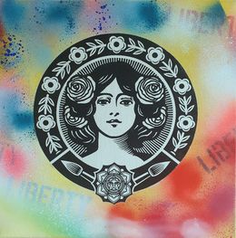 Gemälde, Marianne liberty obey, PyB