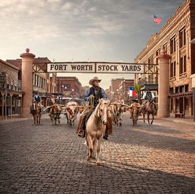 Photographie, The Great Homecoming at the Fort Worth Stockyards (M), Randal Ford